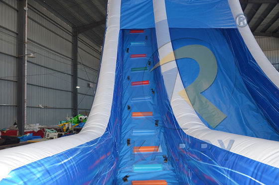 Shopping Mall Occasion Large Inflatable Water Slide with Pool and Long Slide Path