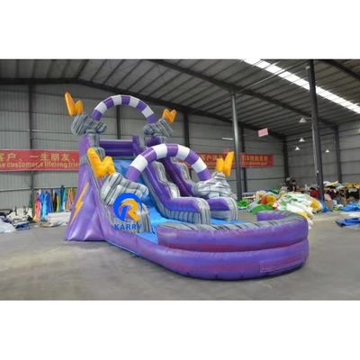 Customized Logo Children Playground Air Filled Inflatable Water Slides for Unisex