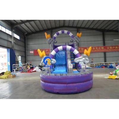 Customized Logo Children Playground Air Filled Inflatable Water Slides for Unisex