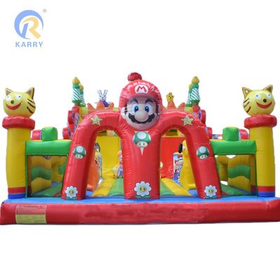 Customized Logo Acceptable Portable Circus Bouncy Castle for Shopping Mall Amusement