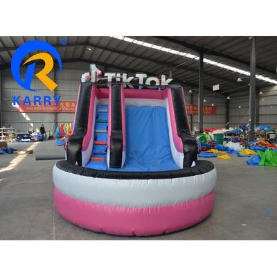 Max Capacity 100-500kg Commercial Event Promotion Inflatable Water Slide with Pool