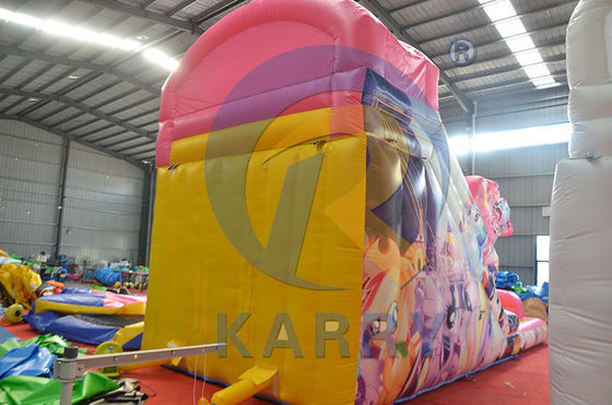 CE Blower and Repair Accessories Included Fairytale Princess Water Slide Inflatable