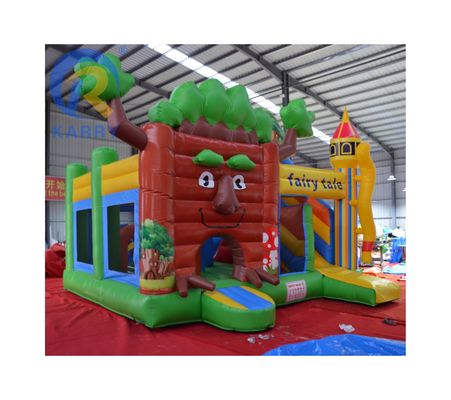 Features PORTABLE The Latest Forest Castle Slide Outdoor Toy Castle for Home/Business