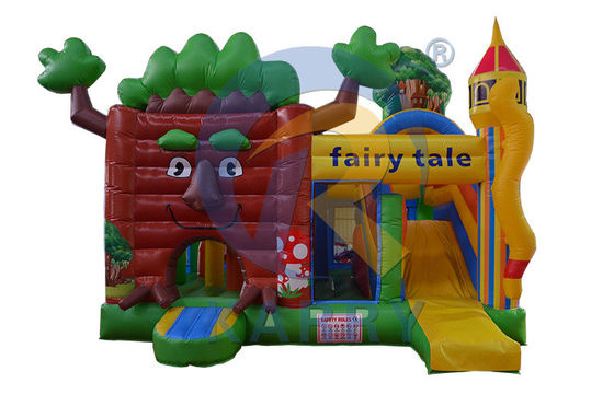 Features PORTABLE The Latest Forest Castle Slide Outdoor Toy Castle for Home/Business