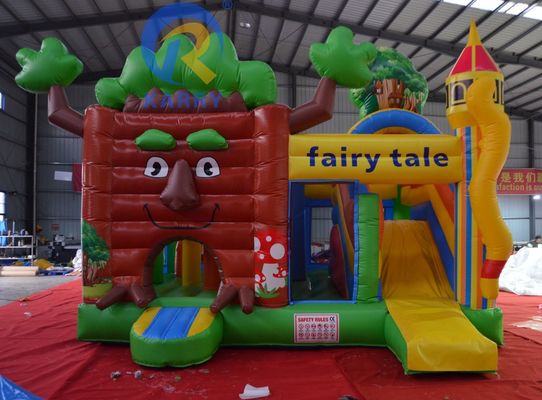 Features PORTABLE The Latest Forest Castle Slide Outdoor Toy Castle for Home/Business