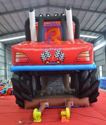 0.55mm PVC Inflatable Slide Jumping Toy Style for Outdoor Castle Toy in Amusement Park