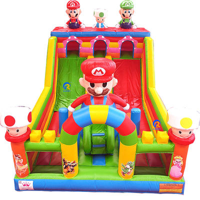 Outdoor Inflatable Slides for Kids Unisex Customized Size Bouncy Castle Playground