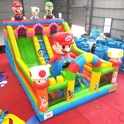 Outdoor Inflatable Slides for Kids Unisex Customized Size Bouncy Castle Playground