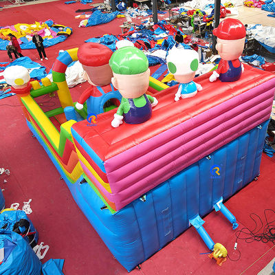 Outdoor Inflatable Slides for Kids Unisex Customized Size Bouncy Castle Playground