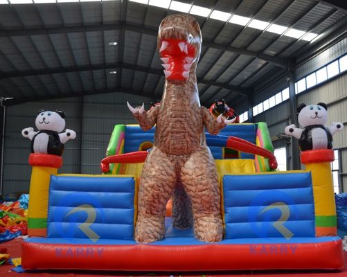 The Most Popular Outdoor Toy Jumping Castle Newly Designed Dinosaur Theme Park Castle
