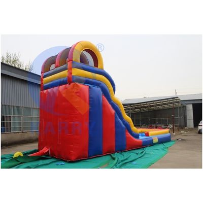 Unsix PVC Adult Size Jumping Slide Long and Large Inflatable Water Slide with Bouncer
