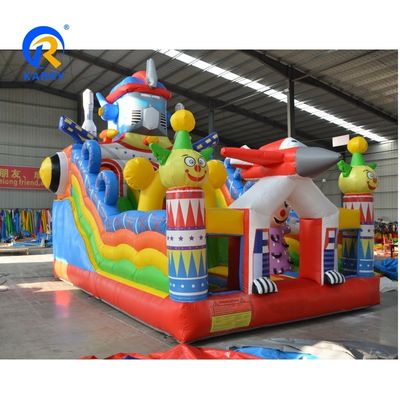 Mechanical Cartoon Character Inflatable Slides for Commercial Outdoor Party Events