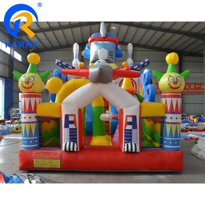 Mechanical Cartoon Character Inflatable Slides for Commercial Outdoor Party Events