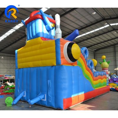Mechanical Cartoon Character Inflatable Slides for Commercial Outdoor Party Events