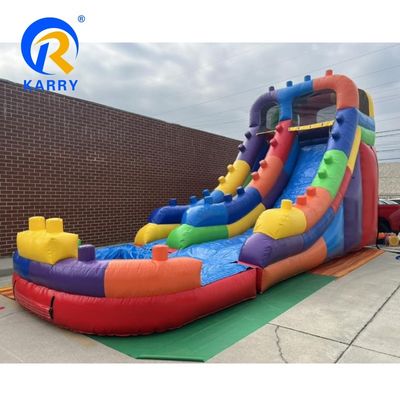 Commercial Inflatable Water Slide with Pool CE Blower and Repair Kit Included