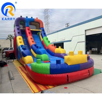 Commercial Inflatable Water Slide with Pool CE Blower and Repair Kit Included