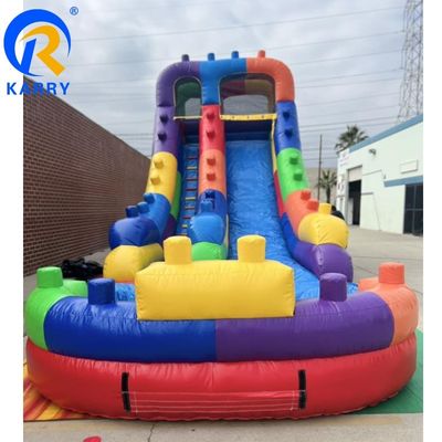 Commercial Inflatable Water Slide with Pool CE Blower and Repair Kit Included