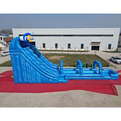 18x4.5x7m Outdoor Double Slide Inflatable Water Slide Pool Combo Large Extended Slide