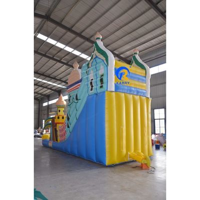 Commercial Inflatable Water Slide Large Size 5-10 Passengers Palm Tree Slide with Pool