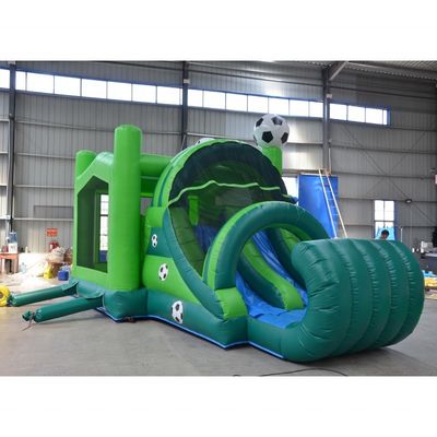Home/Business PVC Elastic Football Player Castle Bounce House Inflatable Roll-up Slide