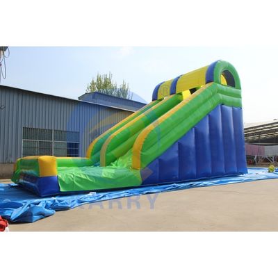 Attract CE EN14960 Certified Leopard Print Arch Inflatable Water Slides with Swimming Pool
