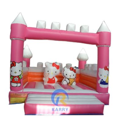 Home/Business Fun Guaranteed with Pastel Pink Jumping Castle T/T Payment Included