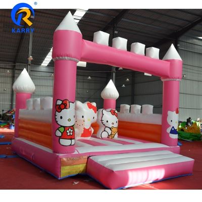 Home/Business Fun Guaranteed with Pastel Pink Jumping Castle T/T Payment Included