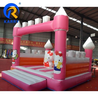 Home/Business Fun Guaranteed with Pastel Pink Jumping Castle T/T Payment Included