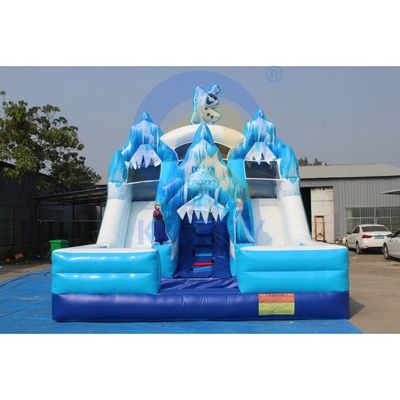 CE/EN71/EN14960 certified commercial inflatable Frozen bouncer slide combo for adults