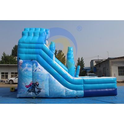 CE/EN71/EN14960 certified commercial inflatable Frozen bouncer slide combo for adults