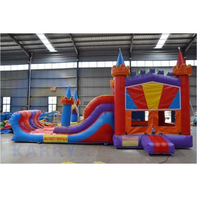 CE Blower Repair Accessories Included Building Blocks Inflatable Bounce House with Slide