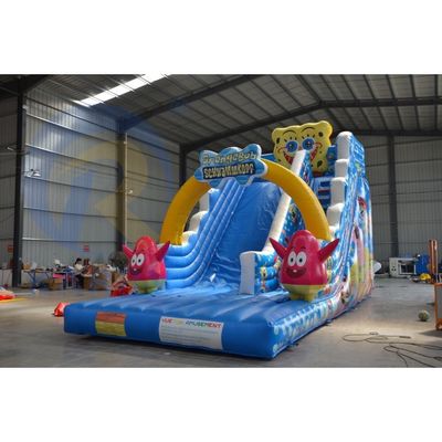 CE Standard Air Blower Included Red and White Inflatable Water Double Slides for Rental
