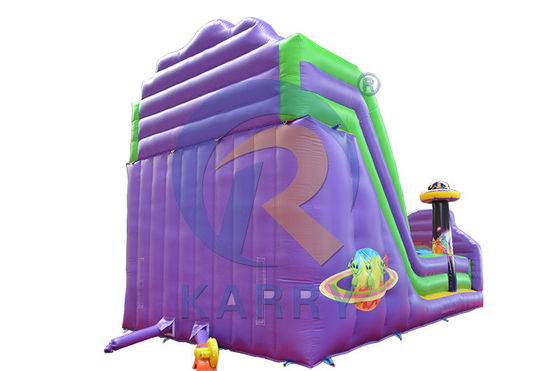 PVC Commercial Wet Dry Space Travel Slide Inflatable Bouncy House for Kids and Adults