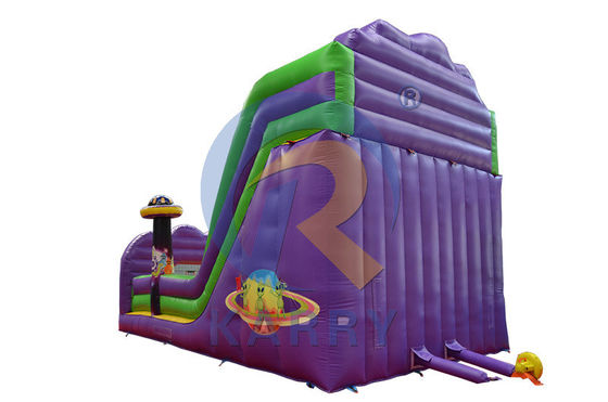 PVC Commercial Wet Dry Space Travel Slide Inflatable Bouncy House for Kids and Adults