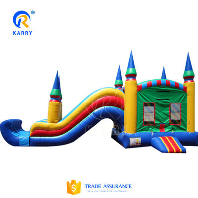Children's Outdoor Inflatable Castle Slide Field with Customized Logo and Durable PVC