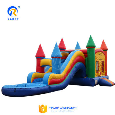 Children's Outdoor Inflatable Castle Slide Field with Customized Logo and Durable PVC