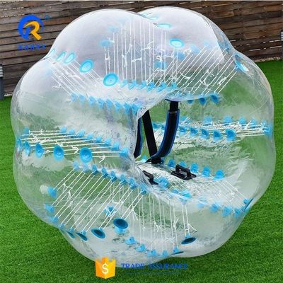 Kids And Adult Human Body PVC / Bumper Balls Water Rolling Ball Games with TPU material