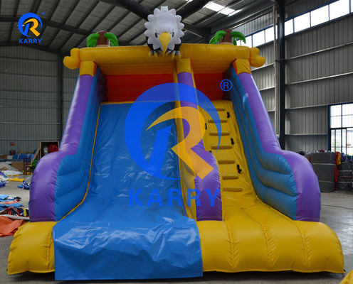 Kids Playground Inflatable Bouncer Slide Combo with Super Wide Lane and Water Feature