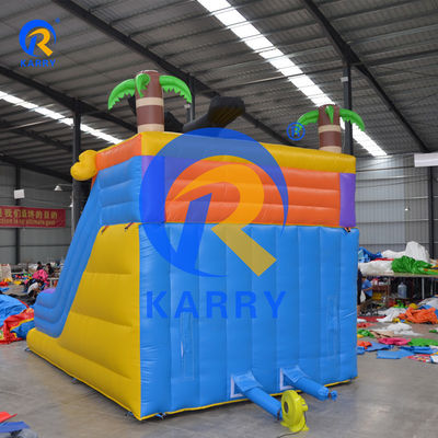 Kids Playground Inflatable Bouncer Slide Combo with Super Wide Lane and Water Feature