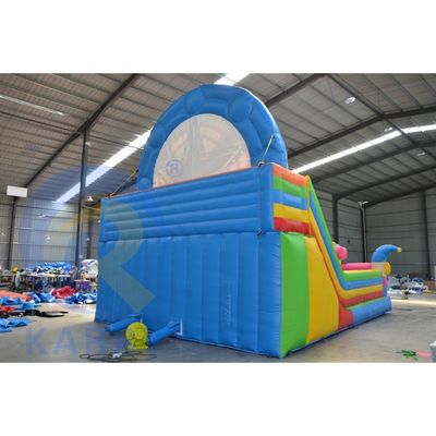 Outdoor Kids Playground Inflatable Bouncy Castle with Slide Customized Color