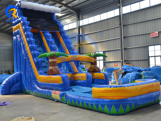 Park Occasion Commercial Grade Inflatable Water Slide with Bounce Castle and Pool