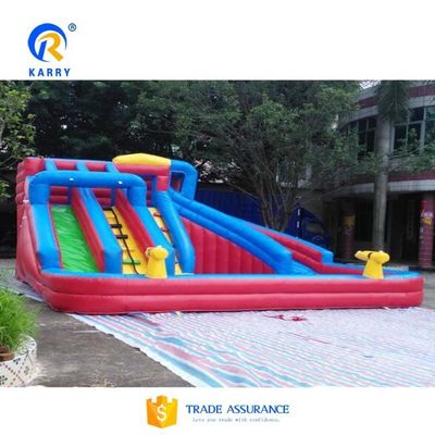 CE Blower and Repair Accessories Included Children's Inflatable Water Slide with Pool