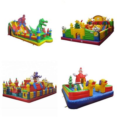 Kids Inflatable Bouncy Castle Ding dang Cat Theme Jumping Bouncer House with Slide