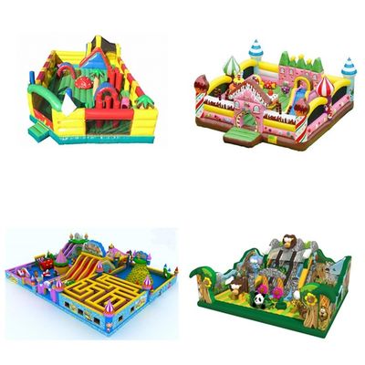 Kids Inflatable Bouncy Castle Ding dang Cat Theme Jumping Bouncer House with Slide