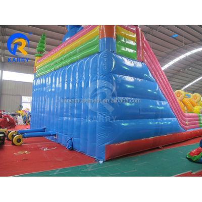 Inflatable Fun City Jumping Bouncy Castle Slide Combo for Max Capacity of ＜100kg