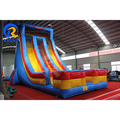 EN14960 Certified Dual Lane Inflatable Bouncing Castle Slide for Kids' Water Fun