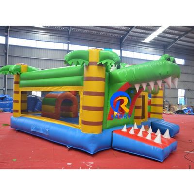Castle Slide Combo Inflatable Bounce House for Adults and Kids Yellow Includes Blower