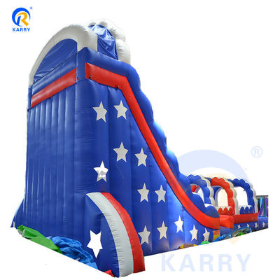 Get the Best of Both Worlds with Our Large Inflatable Waterslide and Bouncy Castle