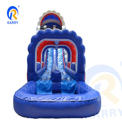 Get the Best of Both Worlds with Our Large Inflatable Waterslide and Bouncy Castle