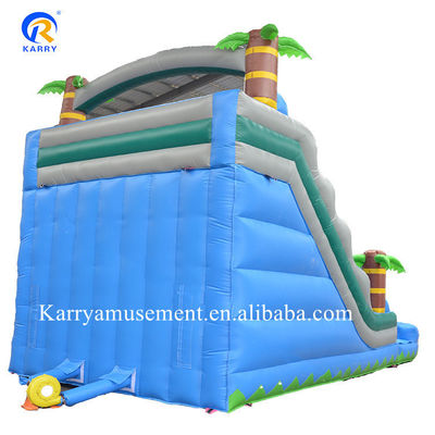 CE/TUV Certified Commercial Grade Coconut Palm Tree Inflatable Water Slide for Adults